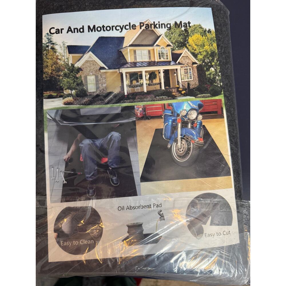 Car & Motorcycle Parking Mat Oil Absorbent Pad Garage Floor Protector